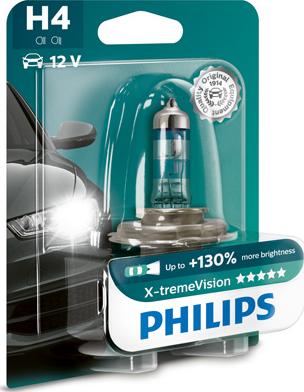 PHILIPS 12342XV+B1 - Лампа накаливания, фара дальнего света avtokuzovplus.com.ua