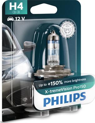 PHILIPS 12342XVPB1 - Лампа розжарювання, фара дальнього світла autocars.com.ua