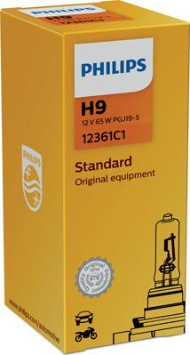 PHILIPS 12361C1 - Лампа розжарювання, фара дальнього світла autocars.com.ua