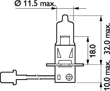 PHILIPS 13336MDBVB1 - Лампа накаливания, фара дальнего света avtokuzovplus.com.ua