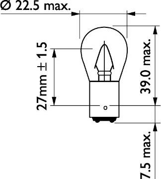 PHILIPS 13402CP - Лампа розжарювання autocars.com.ua