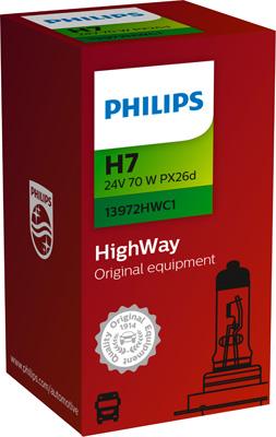 PHILIPS 13972HWC1 - Лампа розжарювання, фара дальнього світла autocars.com.ua