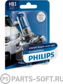 PHILIPS 9005CVB1 - Лампа розжарювання, фара дальнього світла autocars.com.ua