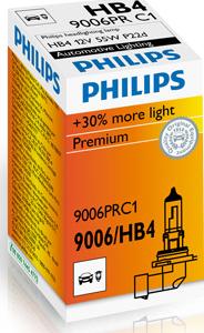 PHILIPS 9006PRC1 - Лампа розжарювання, фара дальнього світла autocars.com.ua