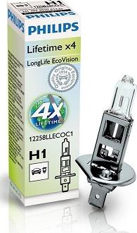 PHILIPS 12258LLECO - Лампа розжарювання, фара дальнього світла autocars.com.ua