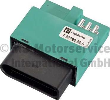 Pierburg 7.07796.06.0 - Керуючий прилад, паливний насос autocars.com.ua