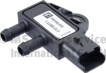 Pierburg 7.11492.01.0 - Датчик, тиск вихлопних газів autocars.com.ua