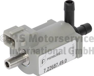 Pierburg 7.22687.49.0 - Клапан, управління повітря-впускають повітря autocars.com.ua