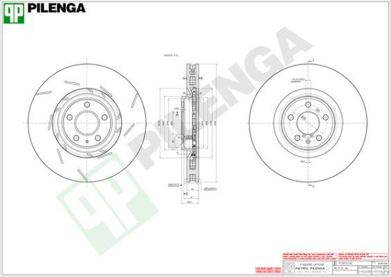 Pilenga V1713L - Тормозной диск avtokuzovplus.com.ua