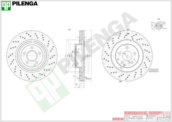 Pilenga V943 - Тормозной диск avtokuzovplus.com.ua