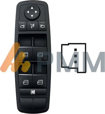 PMM ALMEB76006 - Вимикач, стеклолод'емнік autocars.com.ua