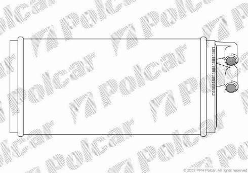 Polcar 1315N81X - Теплообменник, отопление салона autodnr.net