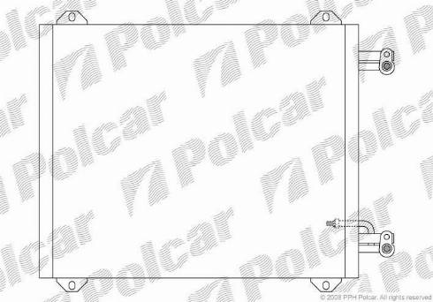 Polcar 1322K81X - Конденсатор, кондиціонер autocars.com.ua