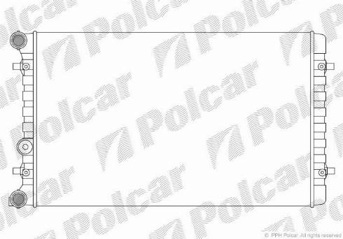 Polcar 132308A1 - Радіатор, охолодження двигуна autocars.com.ua