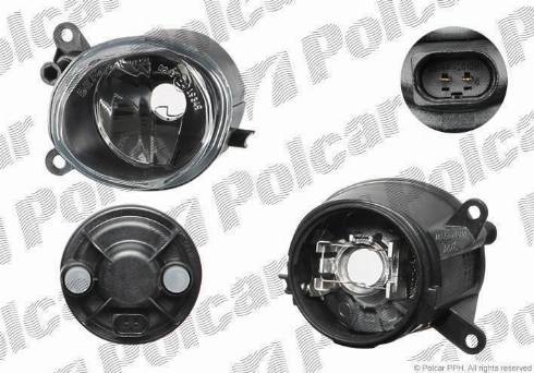 Polcar 132329-E - Противотуманная фара autocars.com.ua