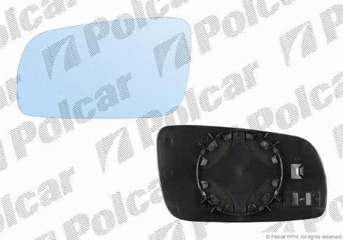 Polcar 1323543M - Дзеркальне скло, зовнішнє дзеркало autocars.com.ua