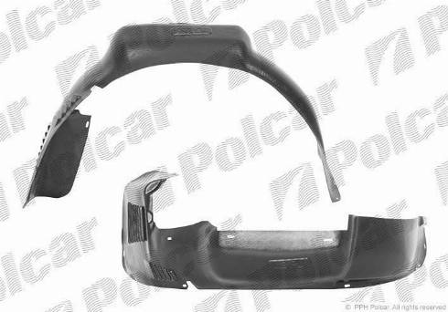 Polcar 1323FL1Q - Обшивка, колісна ніша autocars.com.ua