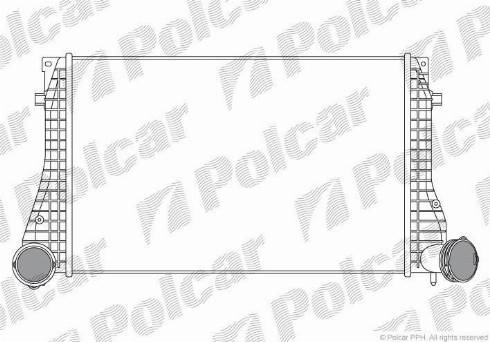 Polcar 1323J8-6 - Интеркулер autocars.com.ua