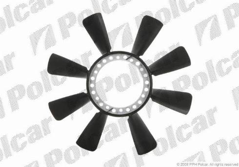 Polcar 132423F2 - Крыльчатка вентилятора, охлаждение двигателя autodnr.net