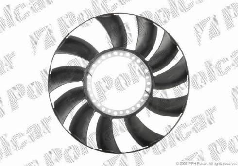 Polcar 132423F3 - Крыльчатка вентилятора, охлаждение двигателя avtokuzovplus.com.ua