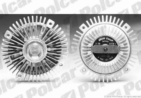 Polcar 132423S2 - Зчеплення, вентилятор радіатора autocars.com.ua