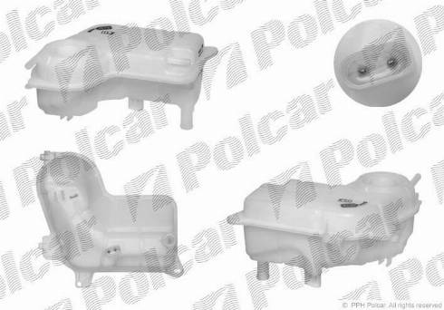 Polcar 1324ZB-4 - Компенсаційний бак, охолоджуюча рідина autocars.com.ua