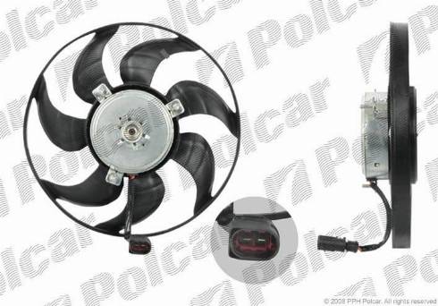 Polcar 133123U5 - Вентилятор, охолодження двигуна autocars.com.ua