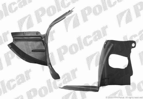 Polcar 1331FP-1 - Обшивка, колесная ниша avtokuzovplus.com.ua