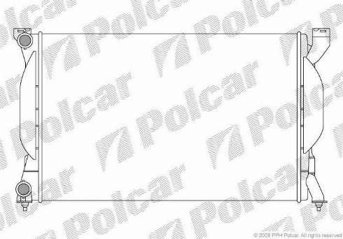 Polcar 133408A3 - Радіатор, охолодження двигуна autocars.com.ua