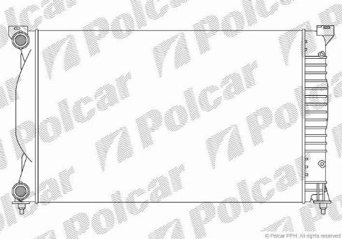 Polcar 133408A1 - Радіатор, охолодження двигуна autocars.com.ua