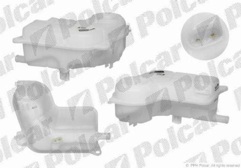 Polcar 1334ZB-1 - Компенсаційний бачок VAG A4-A6-Passat 1.8T-1.9Tdi-2.0Tdi-2.0Tfsi 97- autocars.com.ua