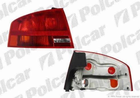 Polcar 1335883E - Задній ліхтар autocars.com.ua