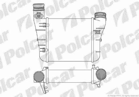 Polcar 1335J8-3 - Интеркулер autocars.com.ua