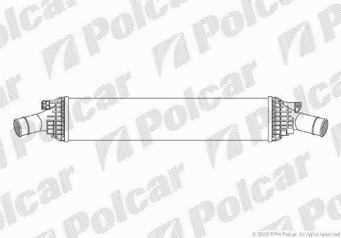 Polcar 1337J81X - Интеркулер autocars.com.ua
