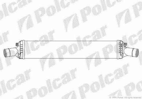 Polcar 1337J82X - Интеркулер autocars.com.ua