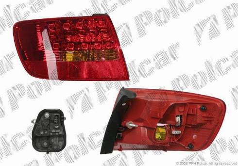 Polcar 1338886E - Задній ліхтар autocars.com.ua