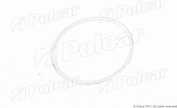 Polcar 135529-5 - Рама, протитуманні фари autocars.com.ua