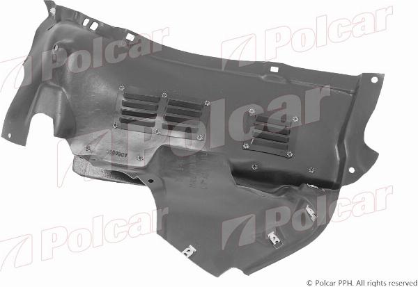 Polcar 13D2FL2T - Обшивка, колісна ніша autocars.com.ua