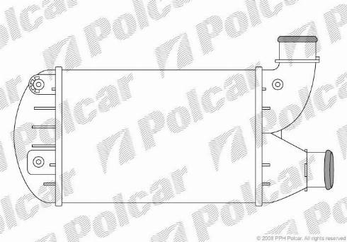 Polcar 1405J81X - Интеркулер autocars.com.ua