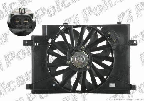 Polcar 140423W3 - Вентилятор, охолодження двигуна autocars.com.ua