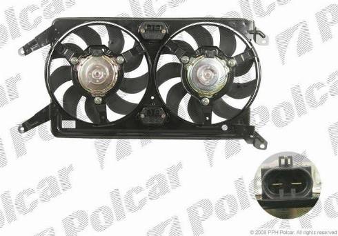 Polcar 140423W7 - Вентилятор, охолодження двигуна autocars.com.ua