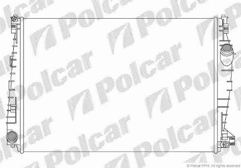 Polcar 141108-1 - Радиатор, охлаждение двигателя autodnr.net