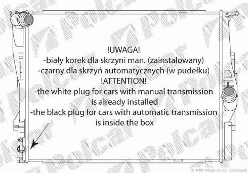 Polcar 200108-3 - Радіатор, охолодження двигуна autocars.com.ua