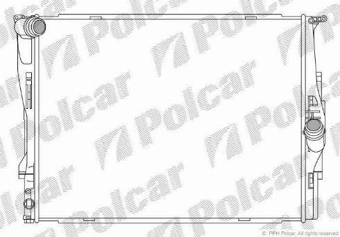 Polcar 200108-4 - Радіатор, охолодження двигуна autocars.com.ua