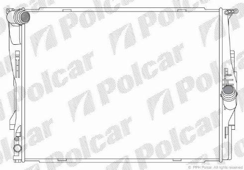 Polcar 200108-5 - Радіатор, охолодження двигуна autocars.com.ua