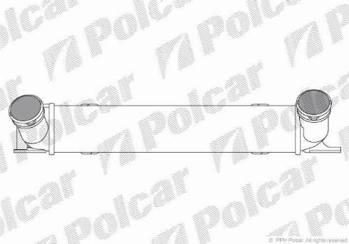 Polcar 2001J8-1 - Интеркулер autocars.com.ua