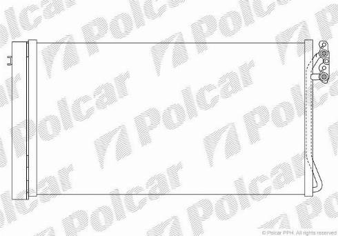 Polcar 2001K82X - Конденсатор, кондиціонер autocars.com.ua