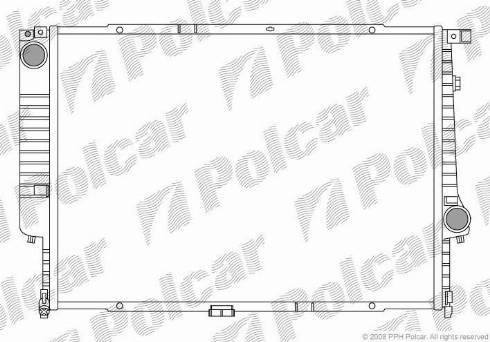 Polcar 20150811 - Радиатор, охлаждение двигателя autodnr.net