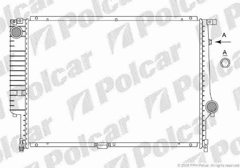 Polcar 201508-5 - Радиатор, охлаждение двигателя autodnr.net