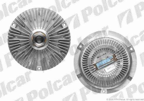 Polcar 201523S3 - Зчеплення, вентилятор радіатора autocars.com.ua